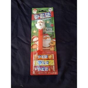 Pez Dispenser Santa Clause in Glasses with Candy Made in USA  New In Package
